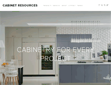 Tablet Screenshot of cabinetresources.biz